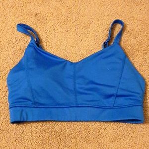 Blue Sports Bra